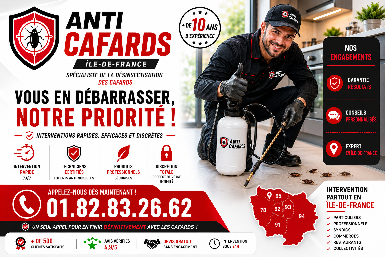 Cafards Bourg la Reine